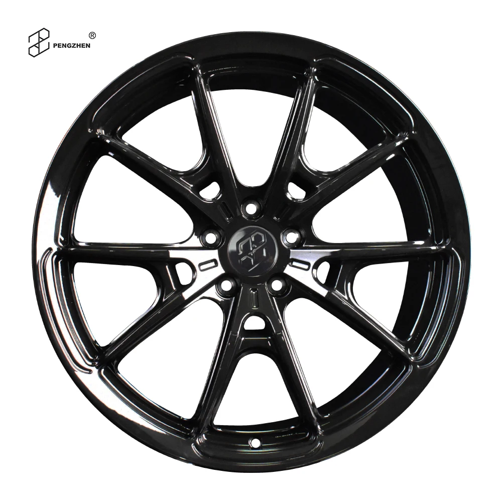 

PENGZHEN 20 Inch 5 Spoke Gloss Black 5x112 66.5 Car Rim for Audi S6