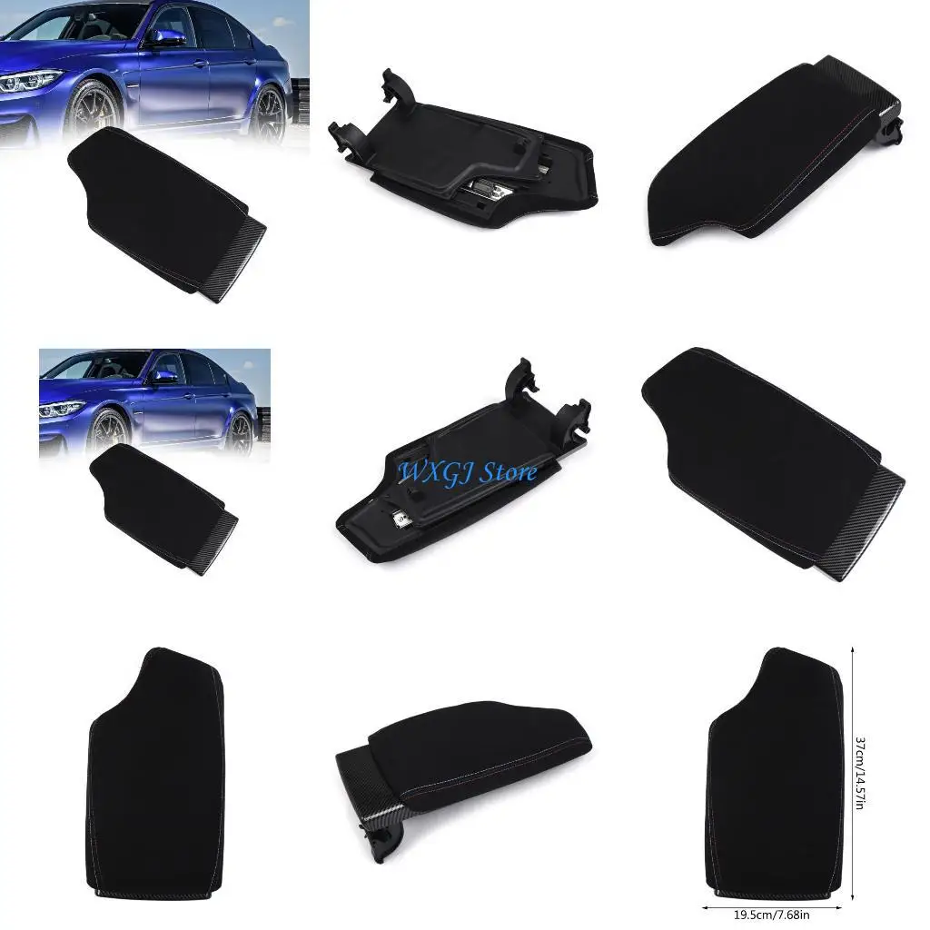 

37JE Center Consoles Armrest Cover Lid for F30 12-16 F36 Plastic Protectors