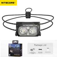 NITECORE NU25 MCT UL 400Lumens USB-C Rechargeable Headlamp Built-in 650mAh Battery for Outdoor Activities Lighting Flashlight