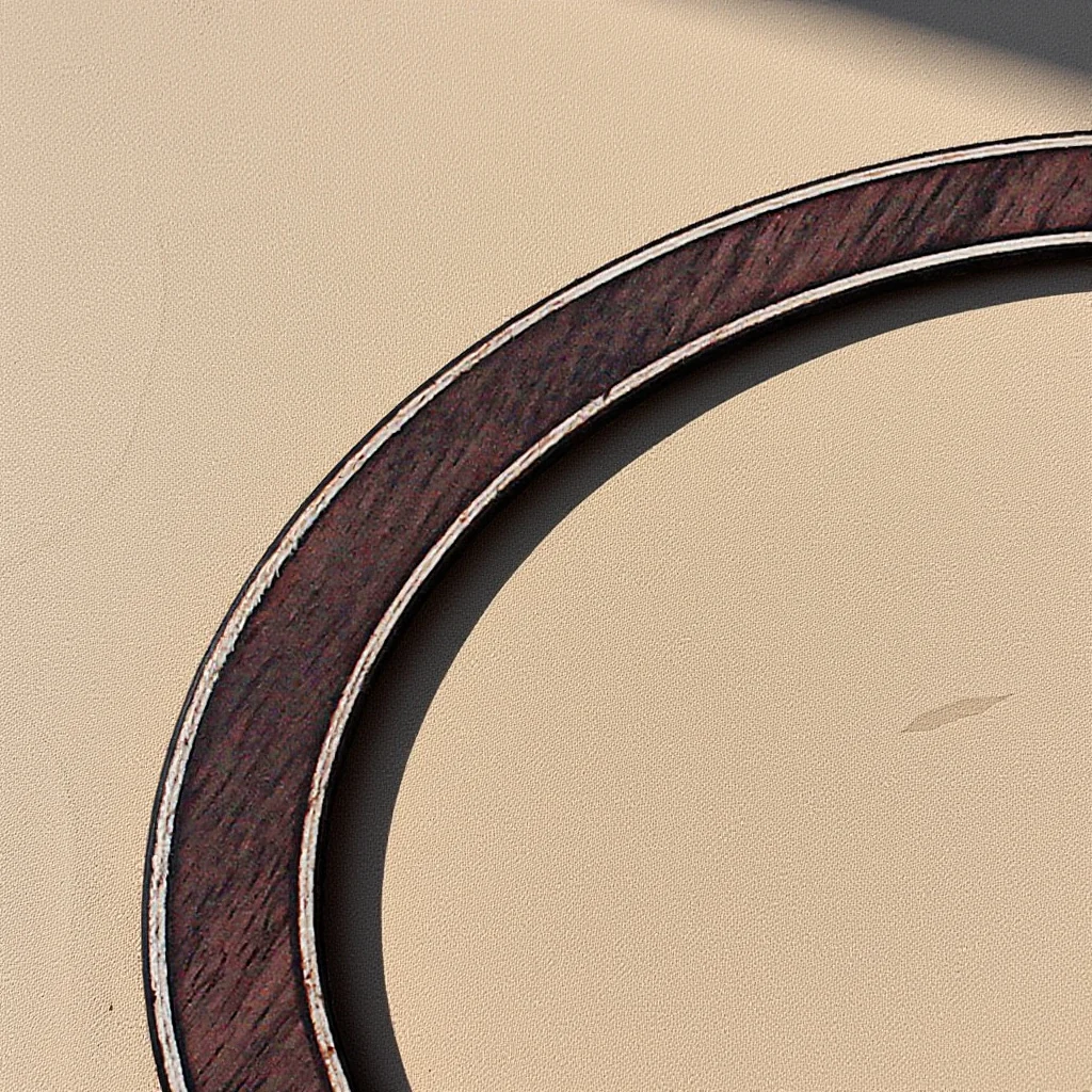 

Gxb11 Wood Guitar Rosette Inlay 109Mm Easy to Apply Remove No Sound Effect Decals Guitar Decals Sound Hole Decal