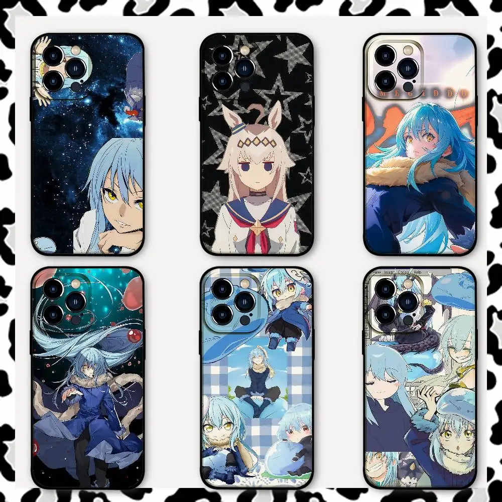 Slime Anime Rimuru Tempest Handyhülle für iPhone 17 16 15 11 12 13 14 Pro Max 16 Plus 12 Mini 15Pro MAX Cover