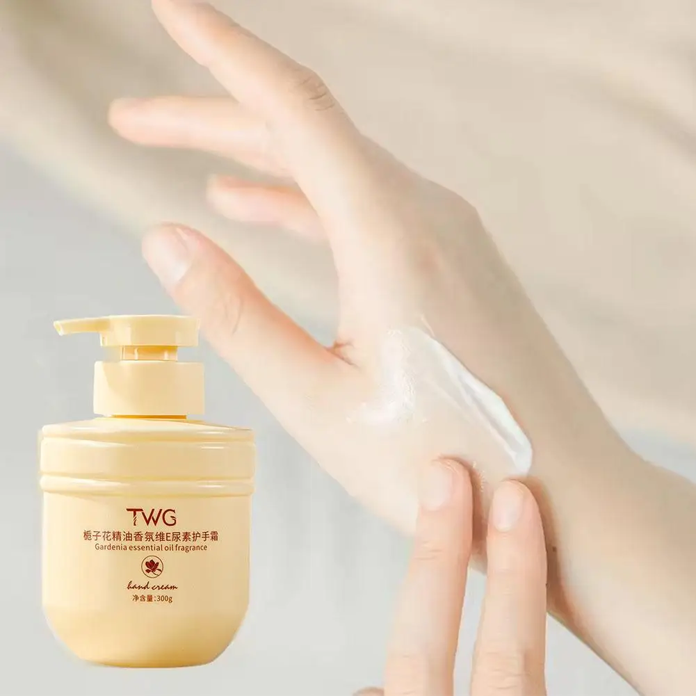 300ml Not Greasy Gardenia Hand Cream Vitamin E Non-greasy Cream Moisturizing Hand Gardenia Oil Essential Cream Hand D0N9