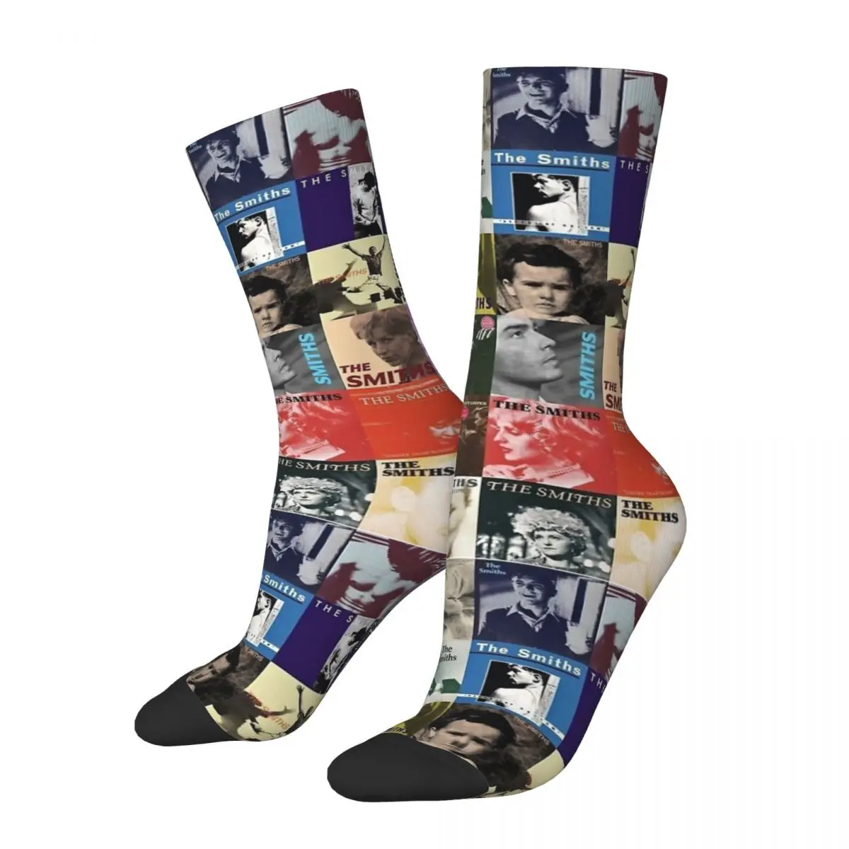 Autumn Winter Hip-hop Women Men The Covers Of Smiths Socks Non-slip Basketball Socks