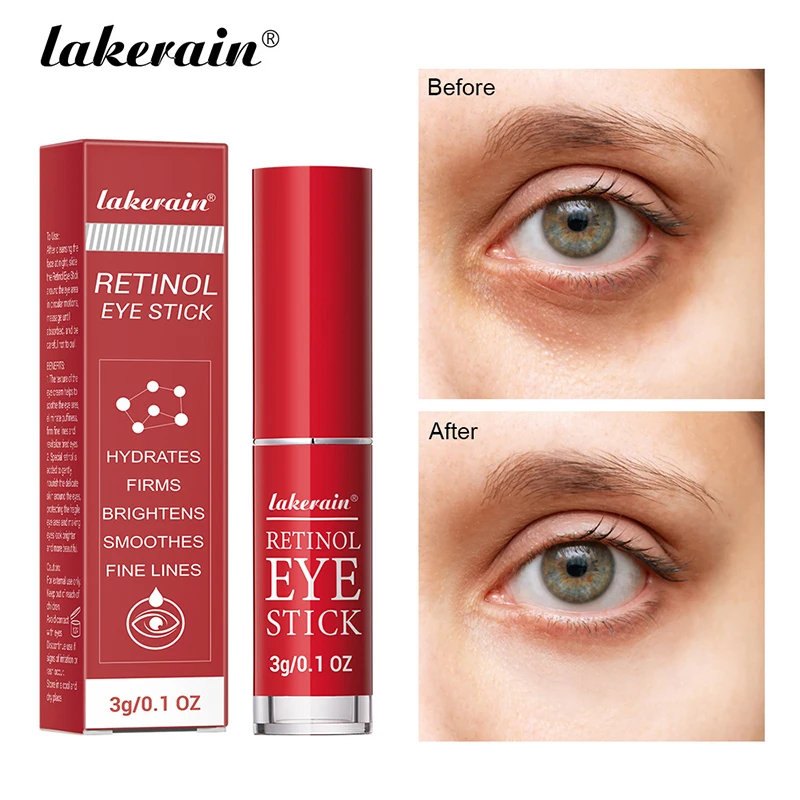 Retinol Eye Cream Stick to Remove Eye Bags and Improve Dark Circles Under The Eyes Firming Skin Instant Eye Repair Cream