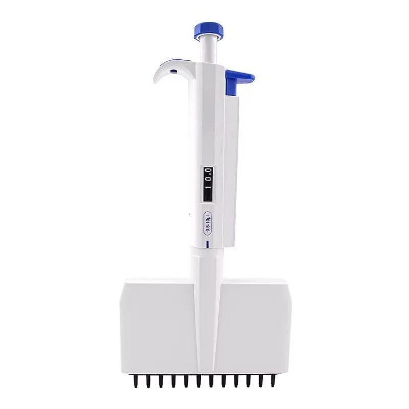 Weighing Laboratory Manual Adjustable Pipette 12-Channel 8-Channel Micropipette Pipettor 0.5-300μl Microliter