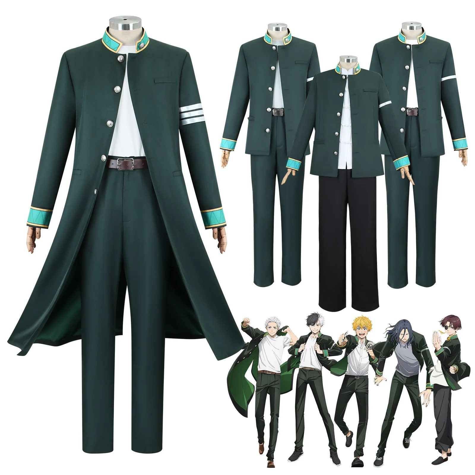 Anime Wind Breaker Cosplay Haruka Sakura Akihiko Nirei Kyotaro Sugishita Hayato Suo Hajime Umemiya Cosplay Costume Wig Uniform