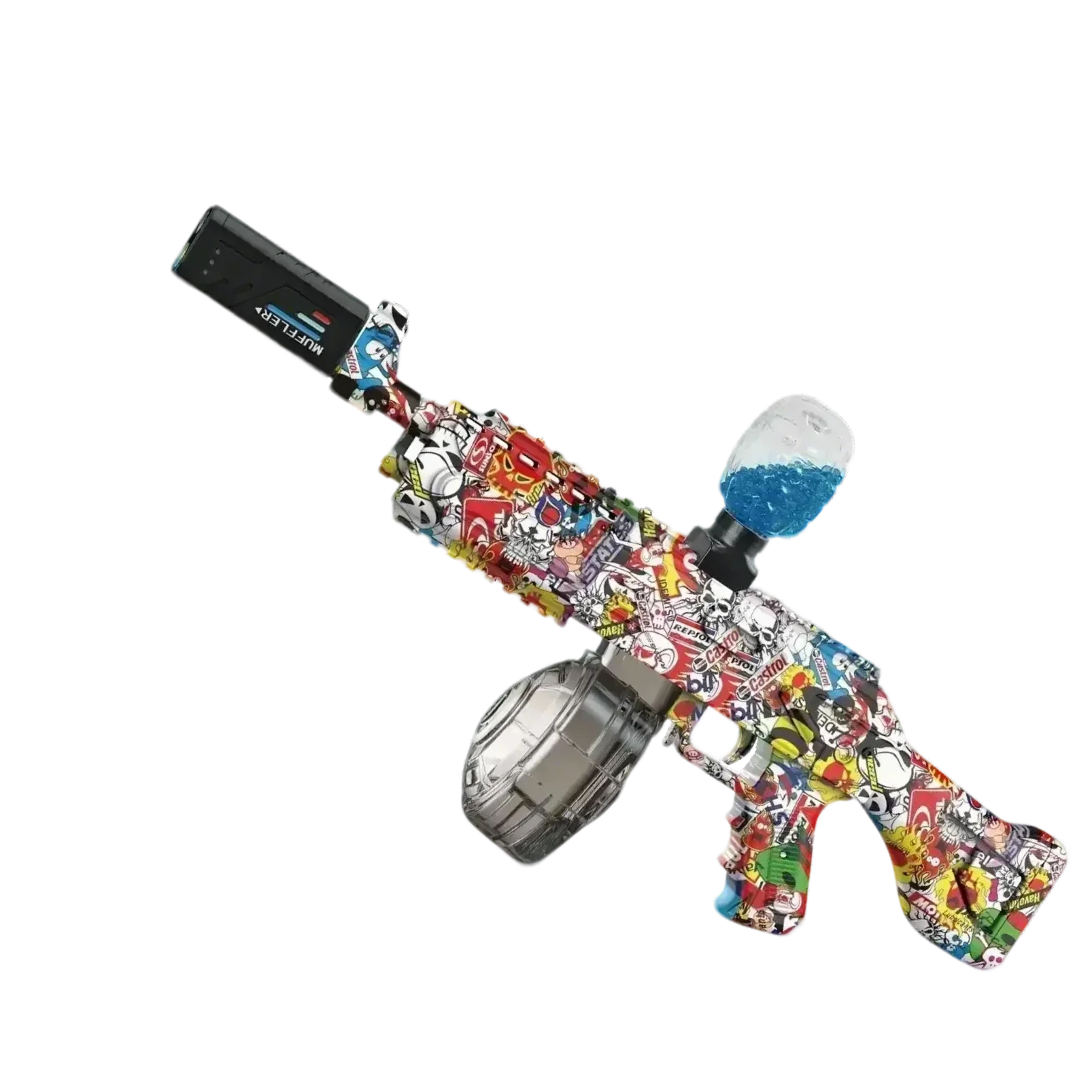 Multi Gel Blaste Schiuma ricaricabile Dart & Water Blaster Toys Gun - Regali fantastici, Gioco di pistola da battaglia per squadra all'aperto/famiglia di Megalodon