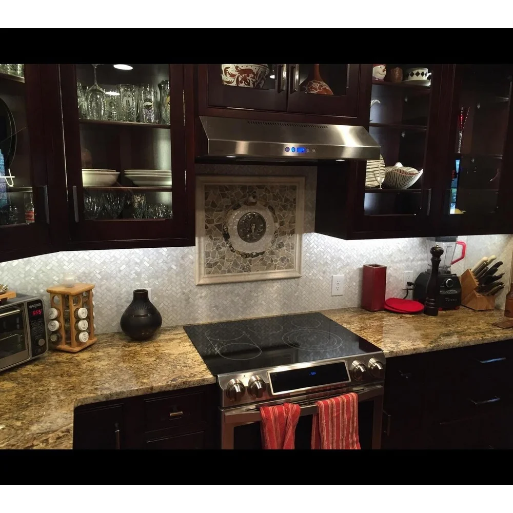 حقيقية أم اللؤلؤ بلاط 12x12 بوصة صديقة للبيئة جدار فسيفساء المطبخ باكسبلاش الحمام دش جدار لهجة ديكور