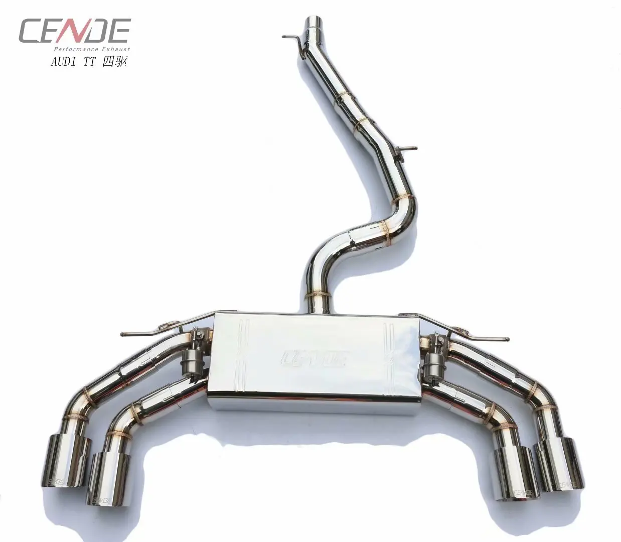 

CENDE Stainless Steel 304 Catback Exhaust Muffler for AUDI TT 2.0T 3.2T 8J 8S