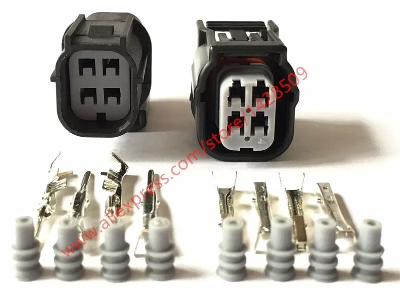1 Juego de Conectores de Sensor de Oxígeno de 4 Pines 6189-7039 6188-4776, Kit Hembra y Macho para Automóvil, Marca Sumitomo