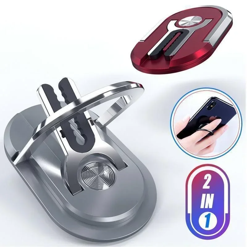 360 Degree Ring Holder Phone Stand Universal Multipurpose Mount Car Air Vent Stand Ring Phone Holder_voghion.com