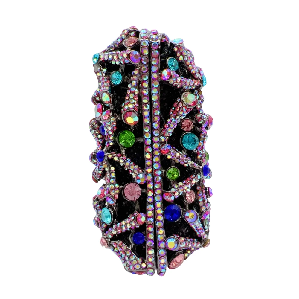 Hot-Selling Ladies Multicolor Portable Diamond Bag Hollow Out Wedding Birthday Evening Universal Bag
