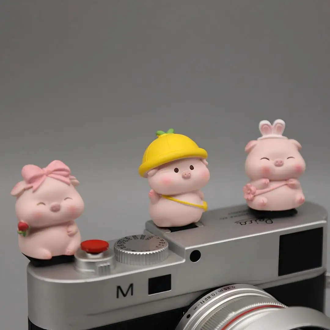 Niedliche Schweinchen-Universal-Blitzschuhabdeckung für Leica Q2 Q3 Fuji X100V X-T5 Sony ZV-1 ZV-E10 Canon EOS R5 Nikon Z5 Kamera-Zubehör