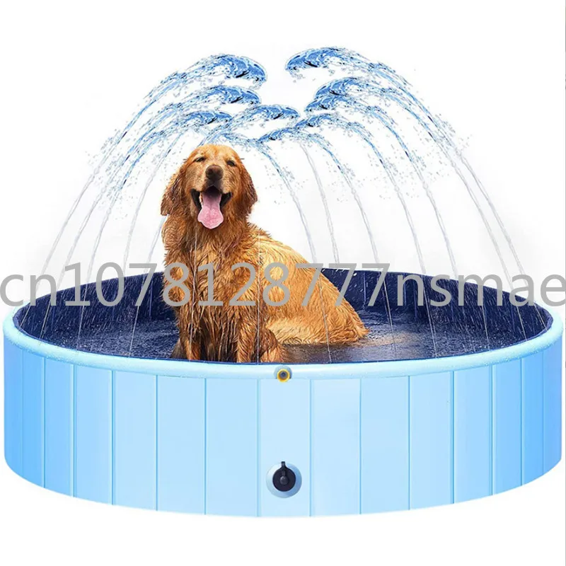 

Pet Bath Pool Pvc Water Spray Folding