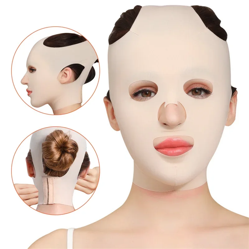 

1PCS New 3d Reusable Breathable Beauty Women Anti Wrinkle Face Sleeping Slimming Full Lift V Masks Bandage Shaper Cosmetic Tools