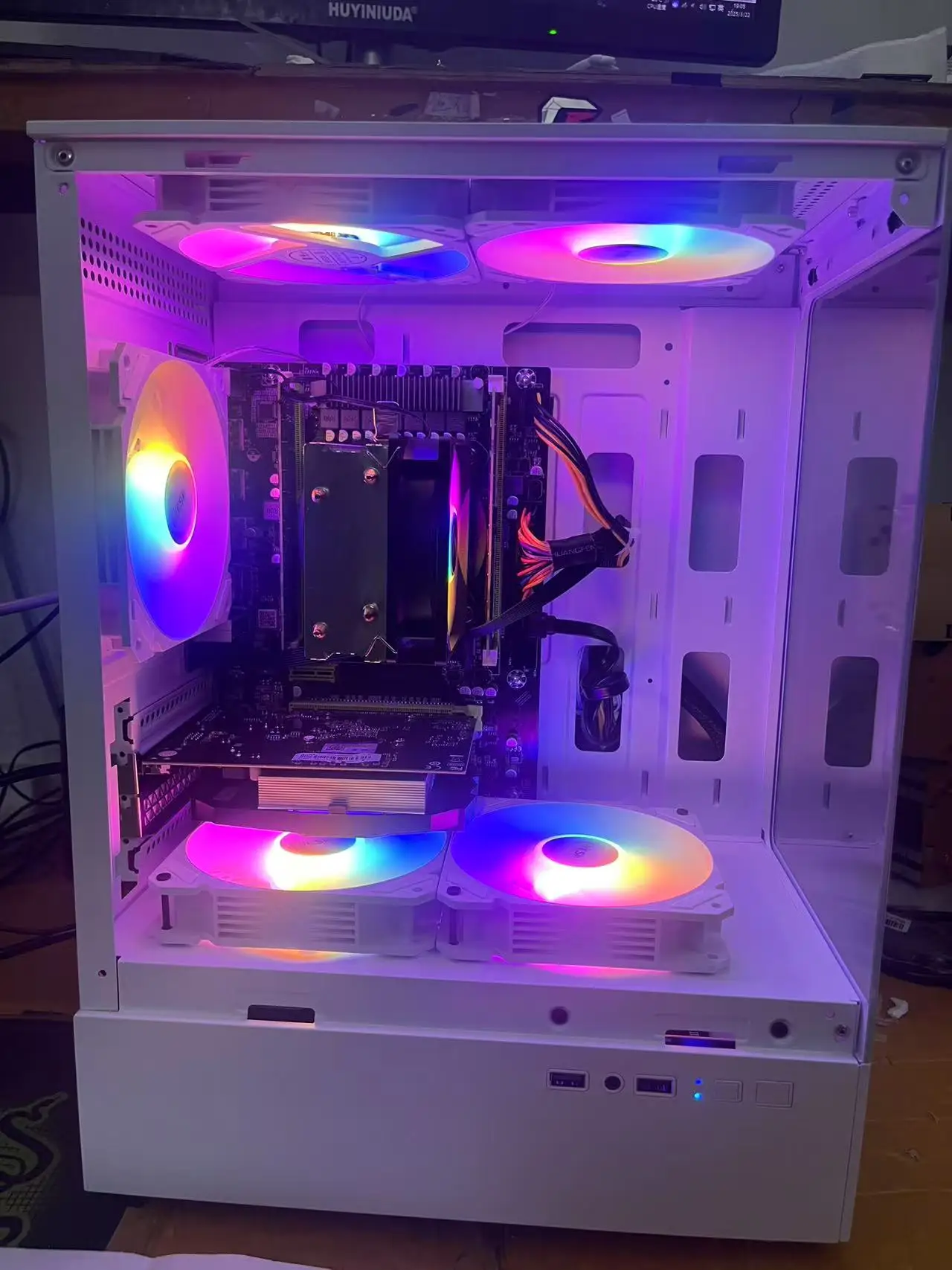 AOTESIER Gioco per PC con processore Core i7-4790/512G SSD/16 GB RAM 3200 MB DDR3/Windows 11 HD Grafica 4600 Grafica/bianco