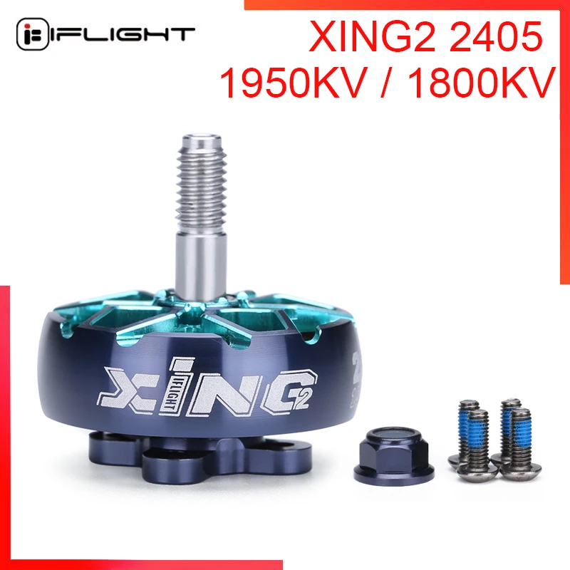 

4Pcs iFlight XING2 2405 1950KV / 1800KV 4-6S FPV Motor Unibell for FPV Racing Drone part