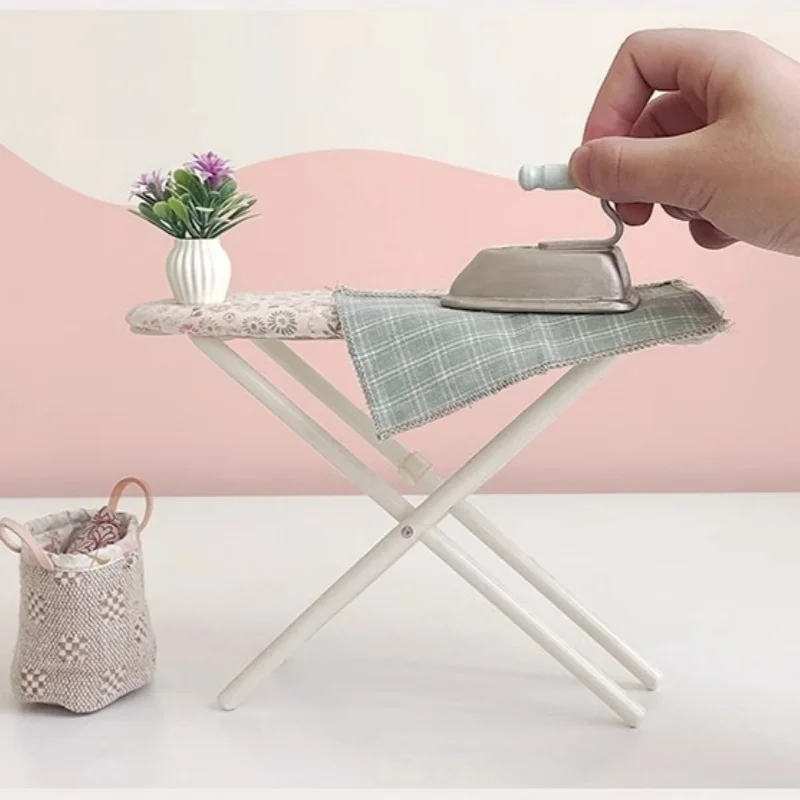 Aizulhomey Kim Loại Trống Máy Giặt 1/6 Chuột Nhà Búp Bê Đồ Nội Thất OB11 BJD Lol Blyth Búp Bê Phụ Kiện Nhà Bếp Xô Lau Nhà Đồ Chơi