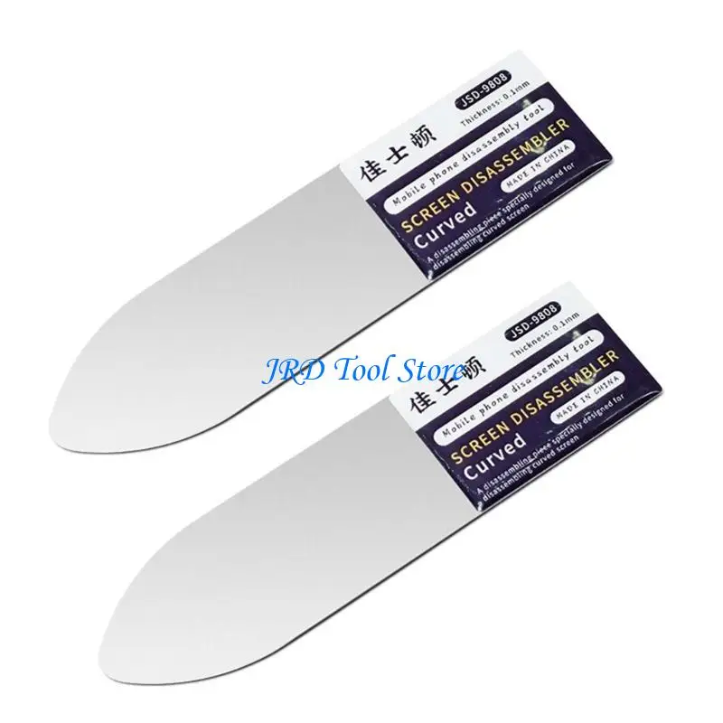 A2UD TELEFONE MOLELY CURNDO LCD SLACHGER Spudger Ultra-Frexible Flexible Pry Card Ferramentas Desmontagem Aço Metal Aço