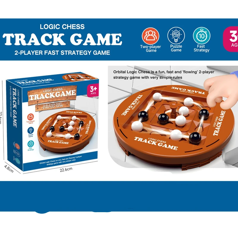 Track Logic Chess Parent-child Interactive Double Battle Board Game Toy For Children Educational Toy