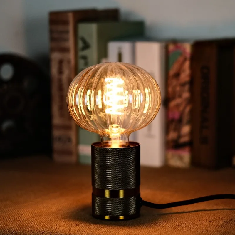 Creative Beibei Pumpkin LED Bulb B & B Bedroom Decorative Light Warm Night Light Ambient Light E27 Desk Lamp Chandelier