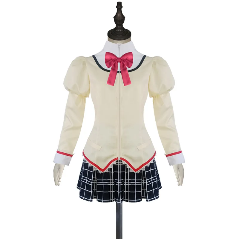 Kaname Madoka Akemi Homura Adult Cosplay Costume School Uniform Puella Magi Madoka Magica Anime Halloween Game Disguise
