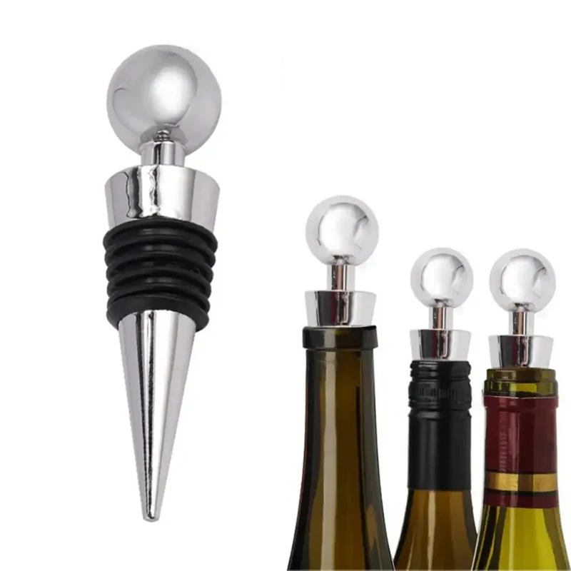 

Plastic Silicone Bottle Stopper Wine Storage Twist Cap Plug Reusable Vacuum Sealed Bottle Cap Champagne Stopper Wine Gifts Tools
