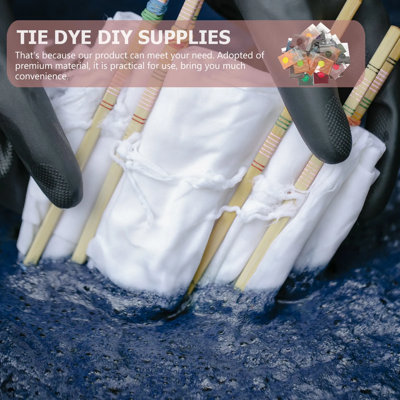 32 Bags Tie Dye Powder for Tie Dyeing Fabric DIY Craft Kits Tshirts Scarves Hats Pillows Canvas Bags Summer Camp Activities view 2