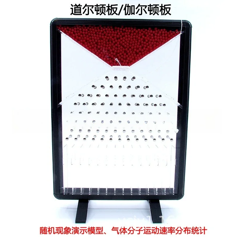 

Experimental model of stochastic phenomenon demonstration, velocity of gas molecules