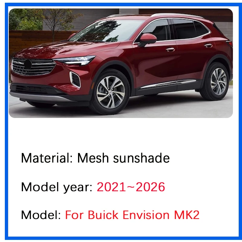 For Buick Envision MK2 2021 2022 2023 2024 2025 2026 Car Sunshade Window Heat Insulation UV Privacy Protection Visor Accessories view 2