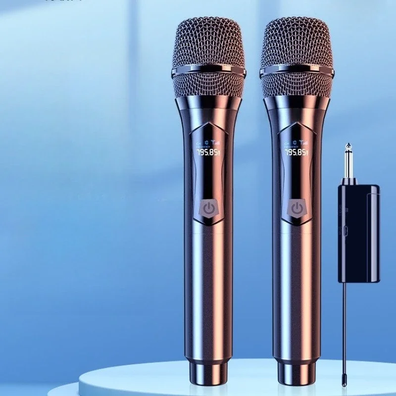 

Wireless microphone, one to two microphones, home audio, professional outdoor universal