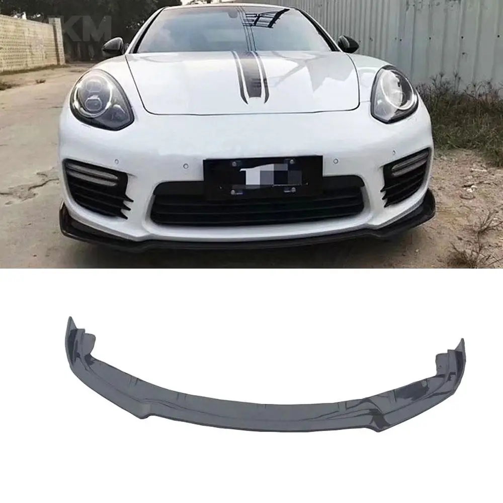 

Carbon Fiber Front Bumper Lip Spoiler For Porsche Panamera GTS Turbo S Hatchback 4-Door 2014-2017 FRP Head Chin