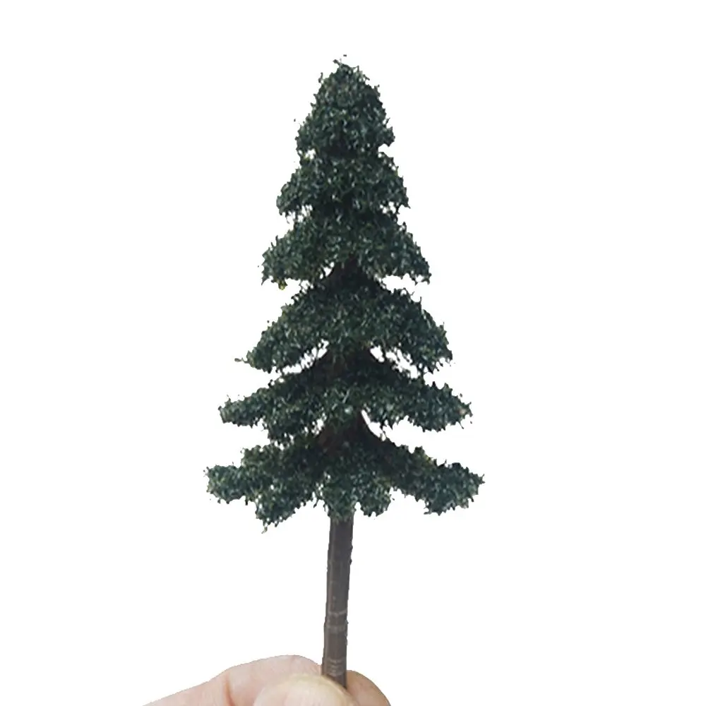 10/20/30Pcs 5-15cm Cedar Tree Green Scenery Landscape Model Cedar Trees for Train Track Building Model Layout Prop