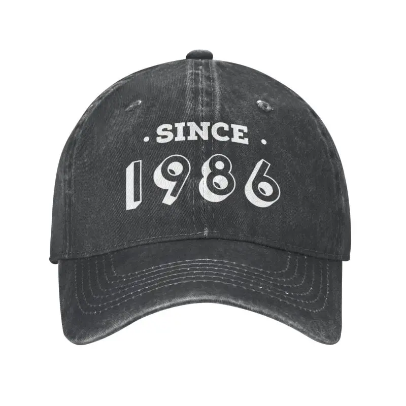 

Personalized Cotton Since Born In 1986 Birthday Gifts Baseball Cap Women Men Adjustable Dad Hat Outdoor