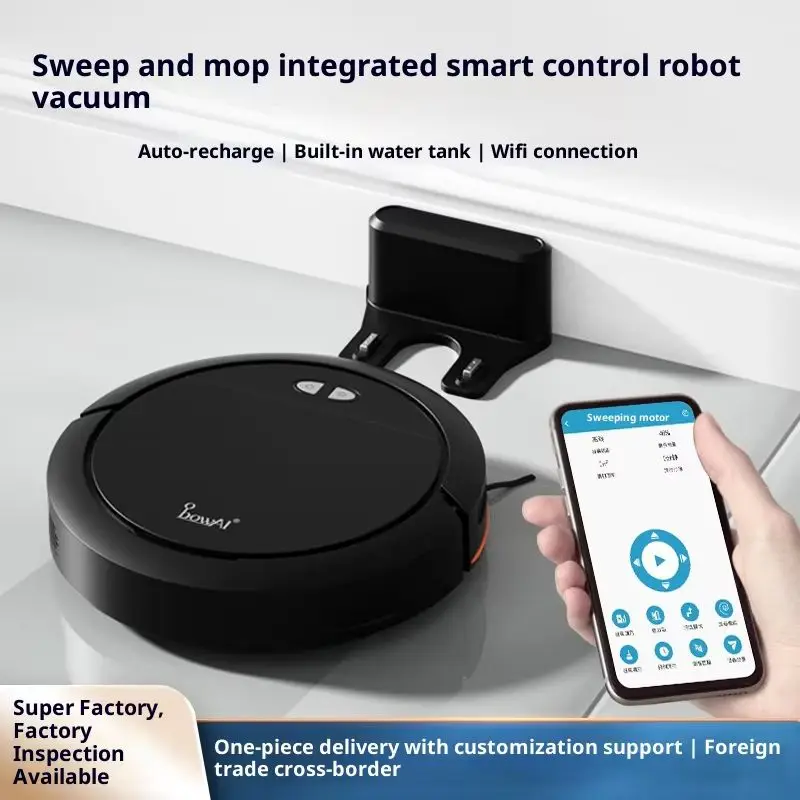 Oubao Smart Sweeping Robot Vacuum Cleaner - Automatic Charging Dual Function Mopping And Sweeping Machine for Household Use