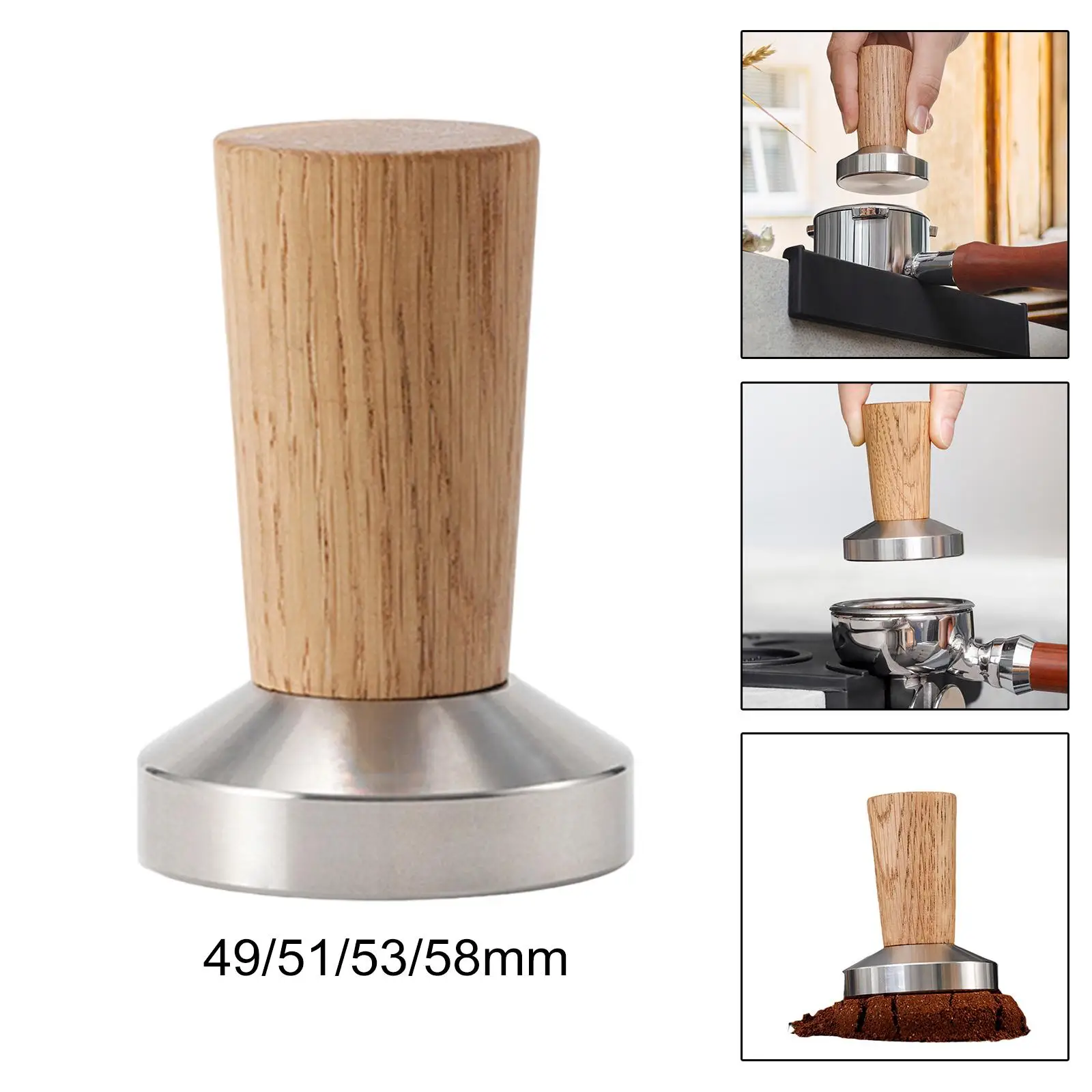 Espresso Tamper Coffee Hand Press Tool for Cafe Restaurants Espresso Machine