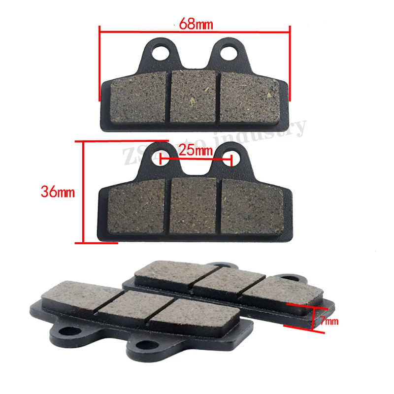 New brake calipers for front and rear brake pads of citycoco electric bicycle and electric scooter