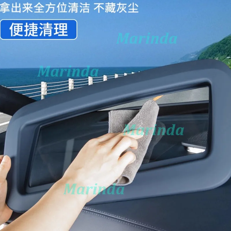 Car HUD Protective Frame for Zeekr 009 2024-2025 Dashboard Head-up Display Ultra-clear AR Glass Cover Interior Accessories