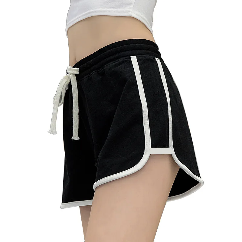 New Summer Women's Sports Shorts, High Waist Slimming Loose Straight Pants, Anti-Exposure Yoga Casual Hot Pants for