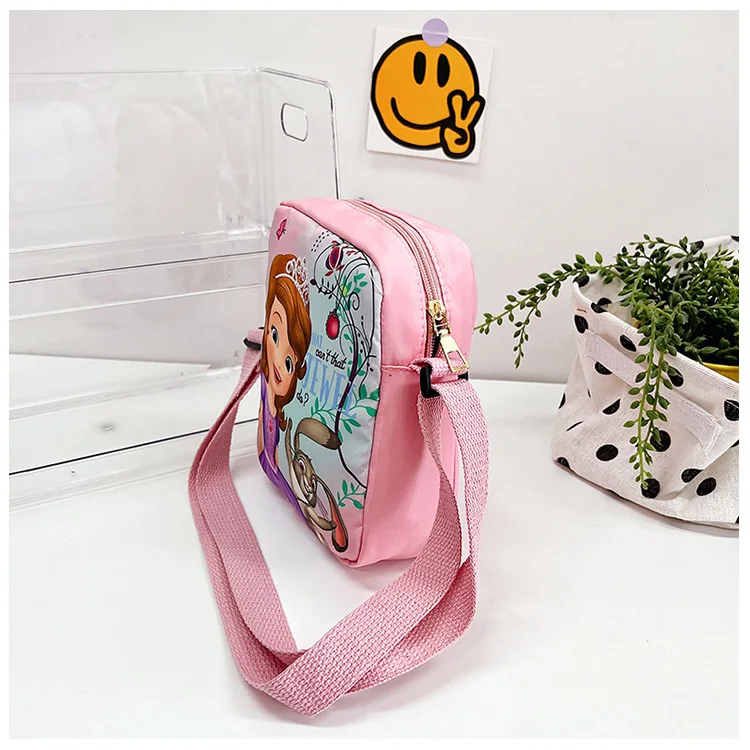 Disney księżniczka Sofia torba na ramię dziewczęca kreskówka torba Crossbody Disney mrożona torebka listonoszka na monety Anime torba zabawki na