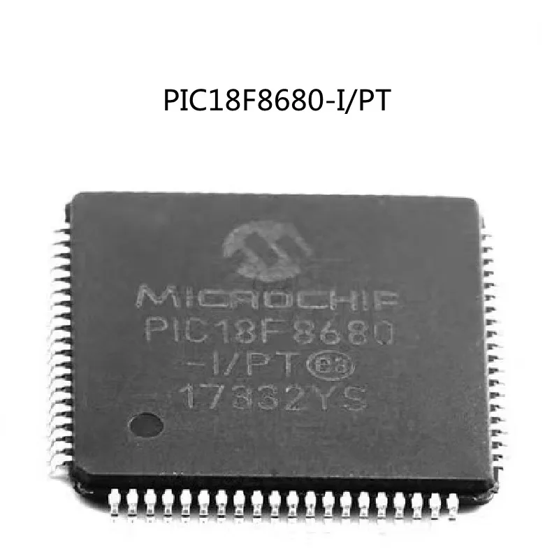 

New Original PIC18F8680-I/PT QFP80 SMD MCU Single-chip Microcomputer Chip IC Brand