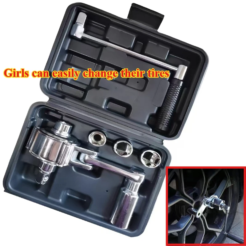 

1/2 "17 мм 19 мм 21 мм торсионный уничтожитель крутящего момента, гаечный ключ для снятия гаек, тип инструмента для разборки автомобильных шин, подходит для женщин