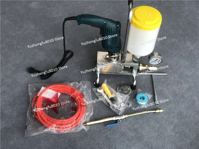 Epoxy injection pump Epoxy / Polyurethane foam Grouting Machine Steel Hose concrete repair crack 999 high quality 810W