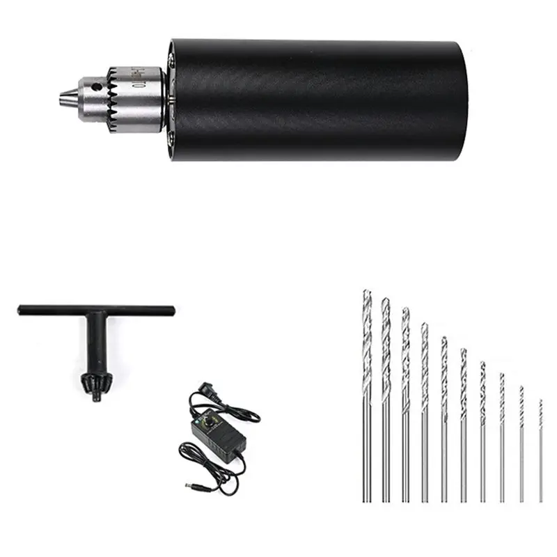 AWAH EU Plug Stable Mini Small Electric Drill Grinding Machine Set For Household And Cultural Play