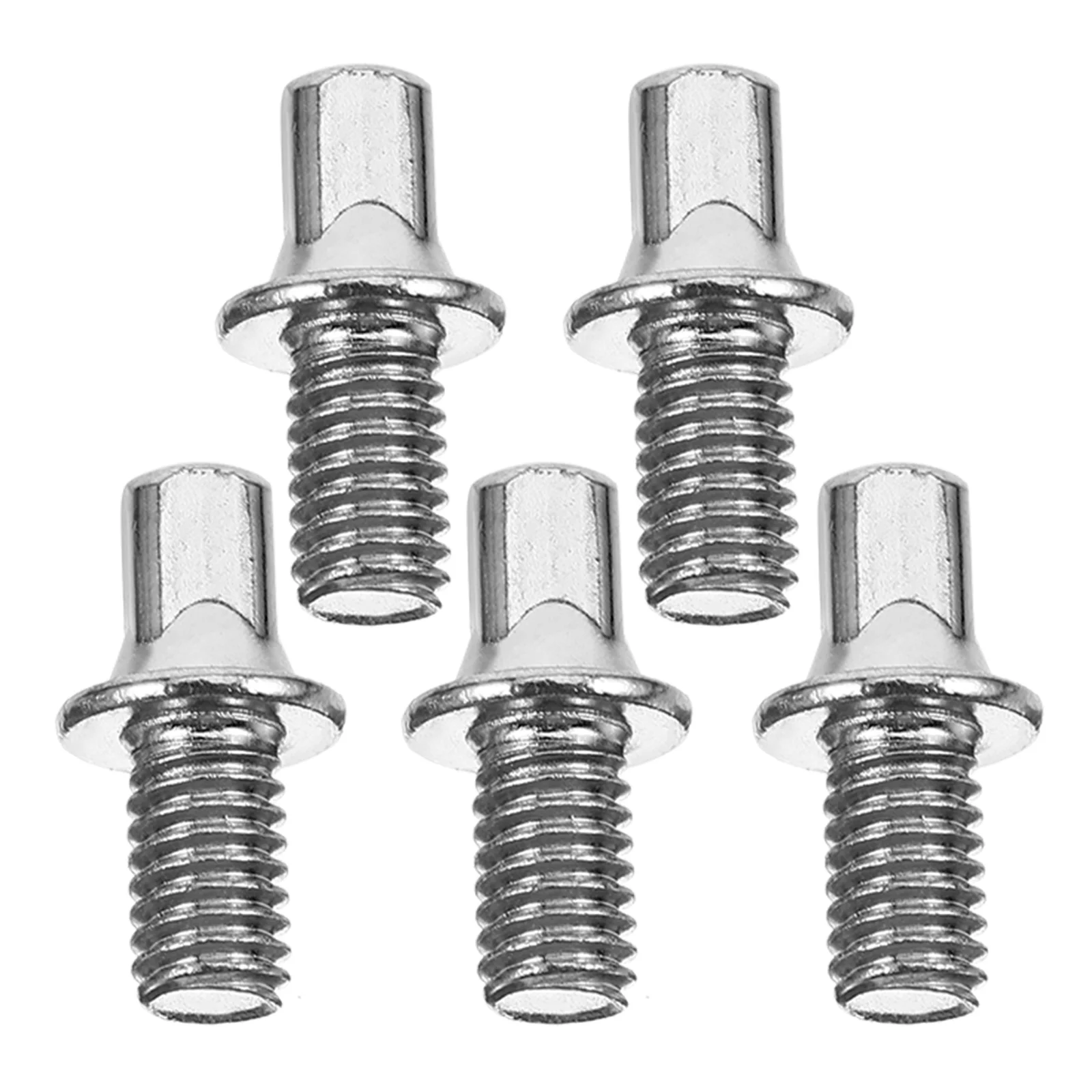 

5 Pcs Pedal Screw Sturdy Drum Triangle Handle Knob Nut Bolt Steel Rivet Drumstick Metal Instrument Connecting Rod