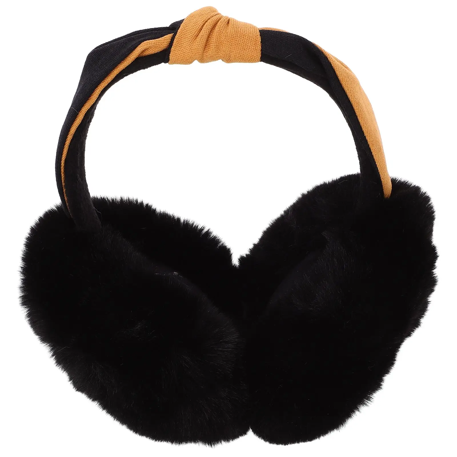 Foldable Anti-freeze Earmuffs Winter Cover for Two-color Fluffy Women Plush Covers Mens Warmer