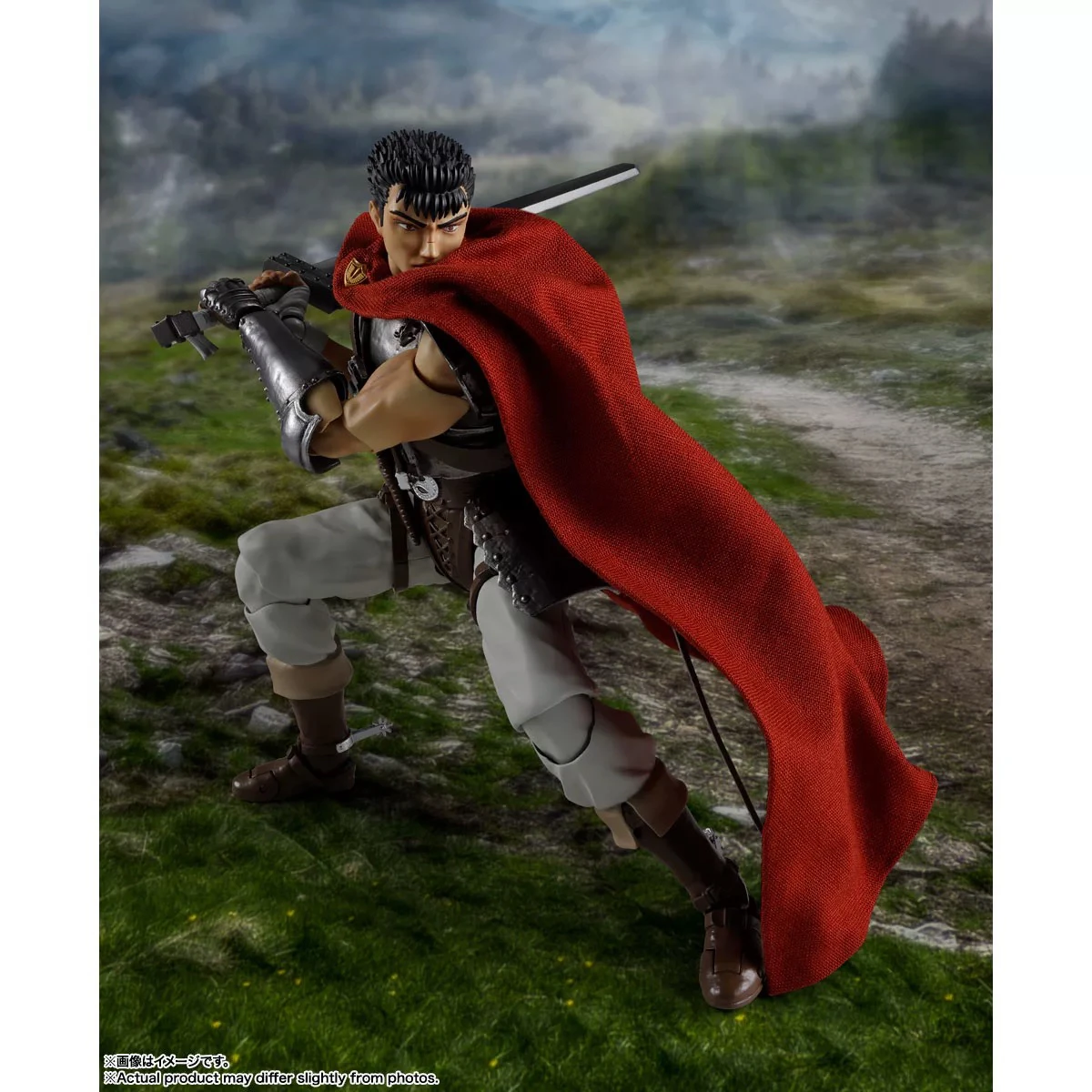 الأصلي بانداي S.H.Figuarts Berserk الشجاعة الفرقة من هوك ألعاب شخصيات الحركة البلاستيكية نموذج جمع أنيمي المشتركة تمثال دمية #5