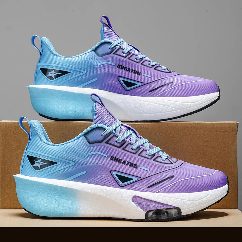 أحذية رياضية كاجوال للرجال، أحذية رياضية كاجوال خفيفة للغاية، أحذية جري للطلاب بنعل سميك ممتص للصدمات - أحذية تنس كاجوال للمشي واللياقة البدنية والمشي لمسافات طويلة - أحذية رياضية مثالية لعشاق الرياضة في الألوان متعددة #4