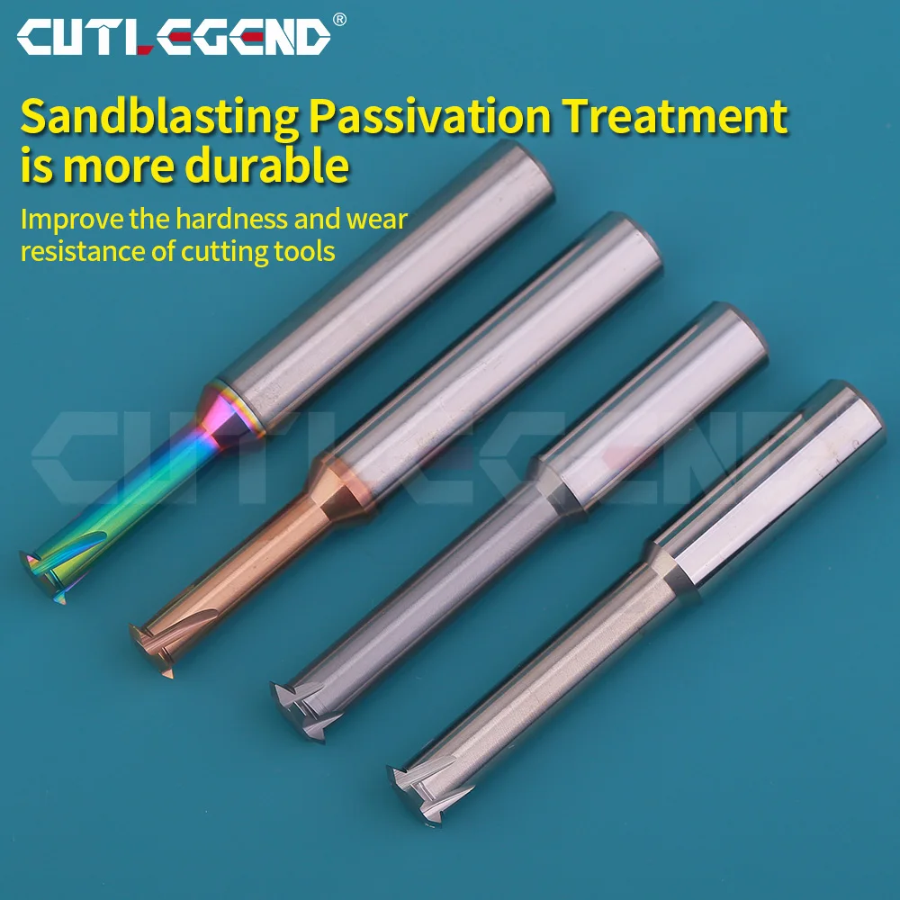 

M3 M5 M6 M8 M10 HRC65 Tridentate Thread Cutter Bit Single Teeth Aluminum/Steel Processing Tungsten Steel Alloy Thread Mills