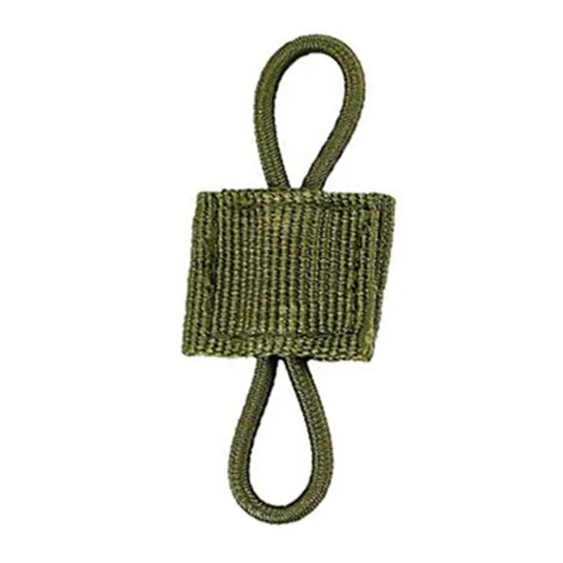 

ABJX New 10PCS Backpack Binding Buckles Elastic Bag Accessories Binding Antenna Stick Tube Elastic Buckle